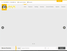 Tablet Screenshot of linuxhost.cl